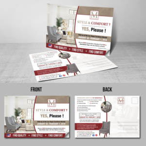 Postcard Design by creative.bugs for Marshfield Furniture | Design: #16806357
