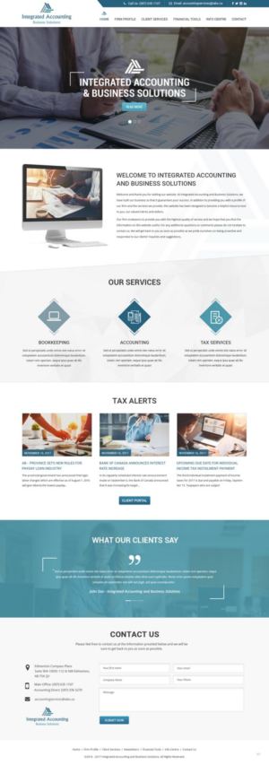 Web Design by pb for this project | Design: #16813032