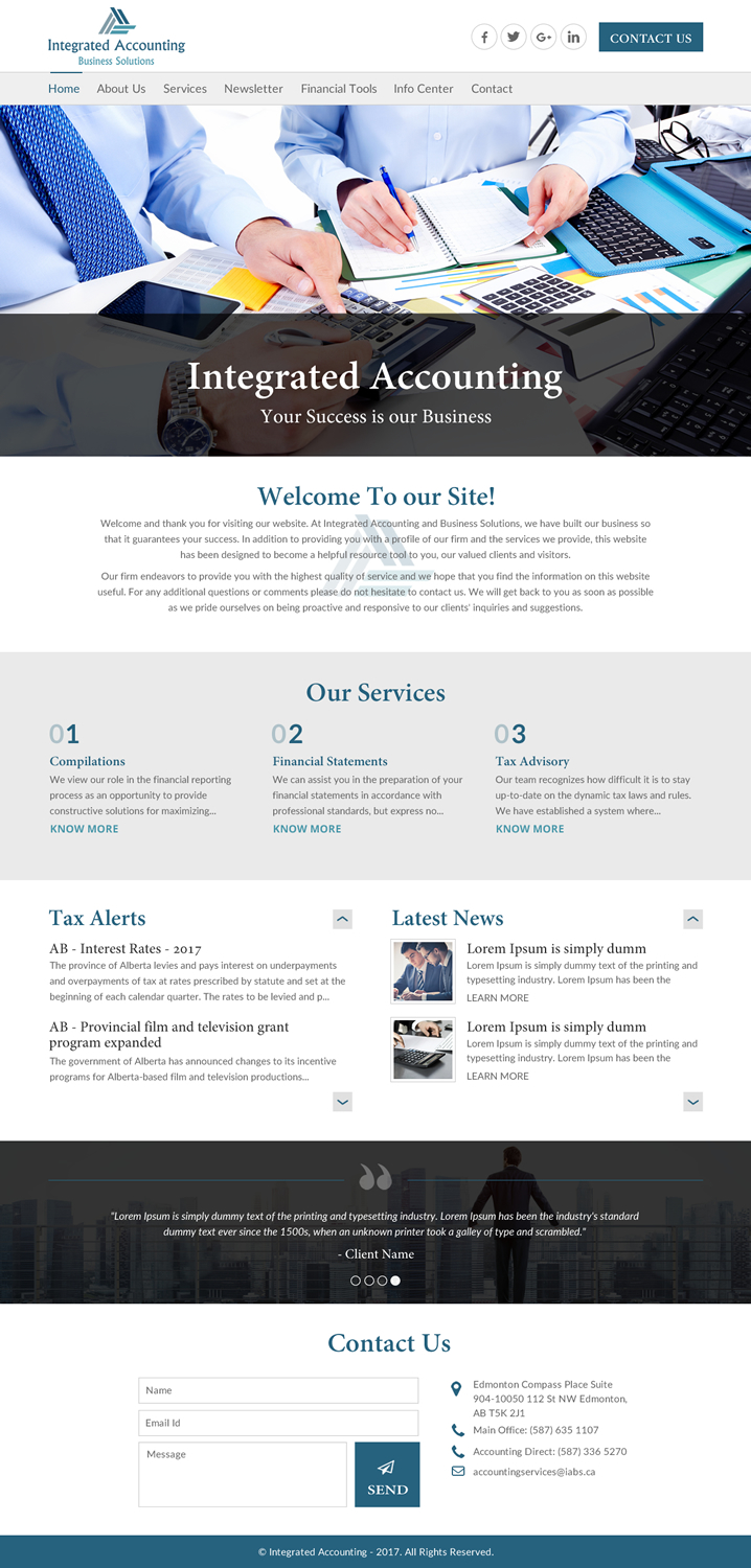 Web Design by rightway for this project | Design #16822847