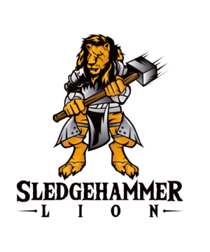 Sledgehammer Lion | Logo Design by StudioD™