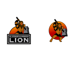 Sledgehammer Lion | Logo Design by MrBranding