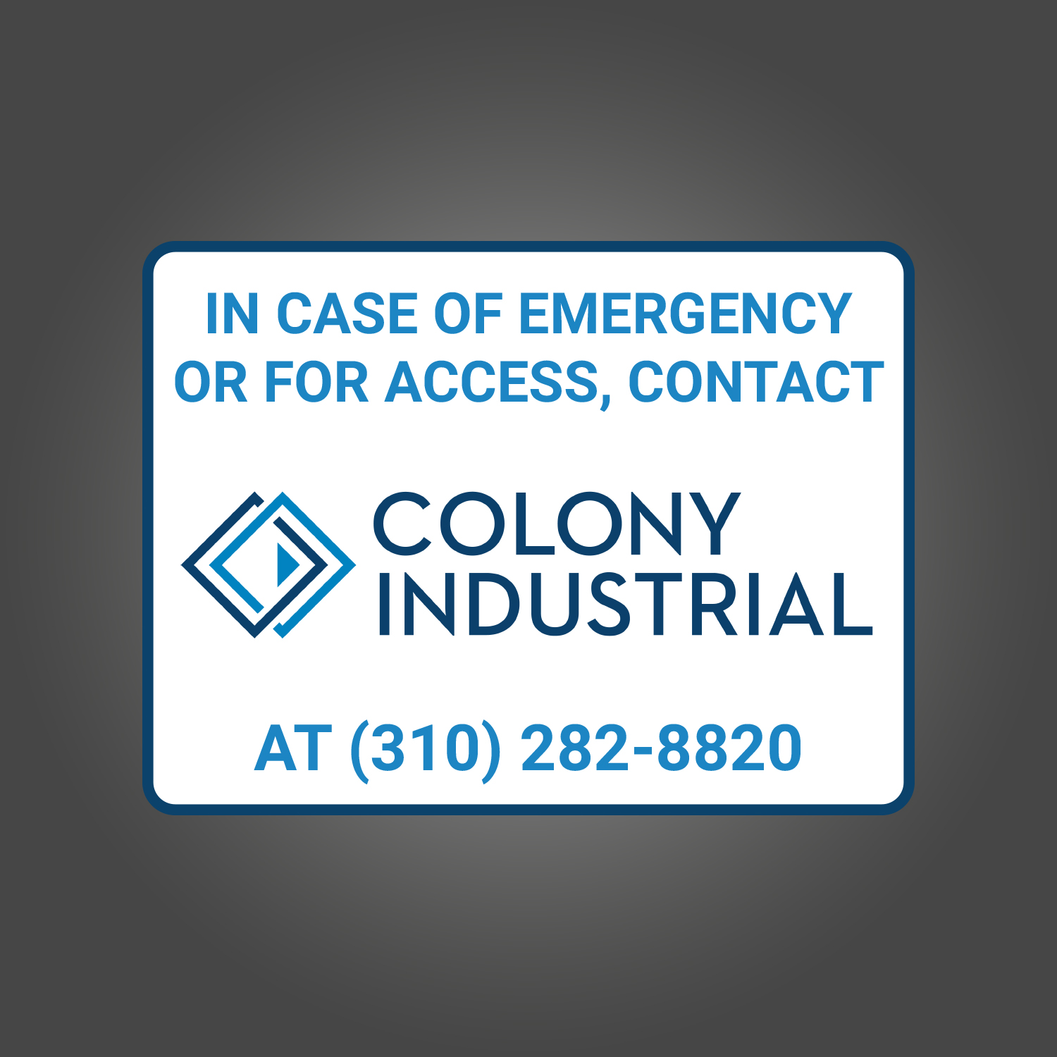 Graphic Design by mmmarif1982 for Colony Industrial  | Design #16804851