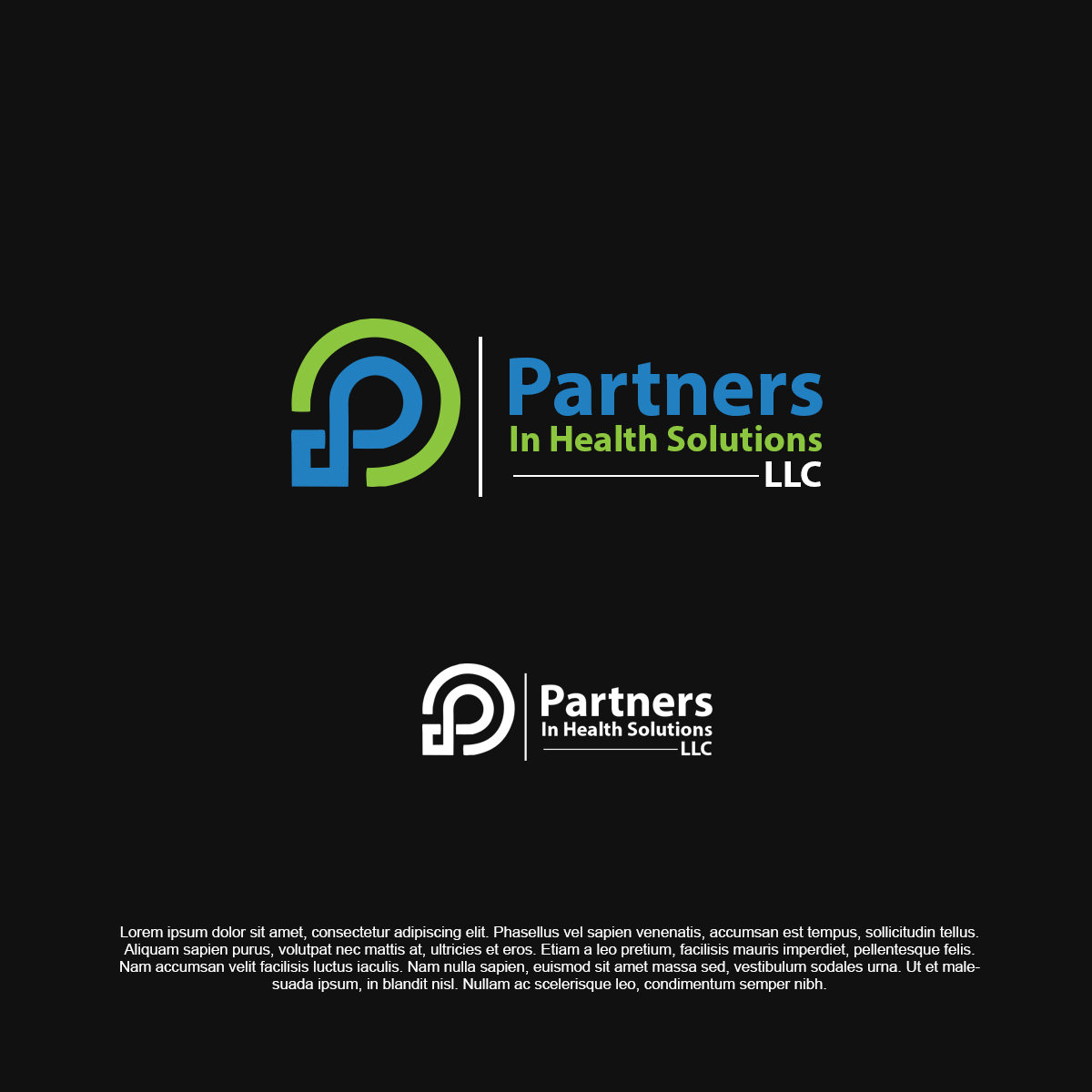 Diseño de Logo por pixelgrapix para Partners In Health Solutions LLC | Diseño #16887844