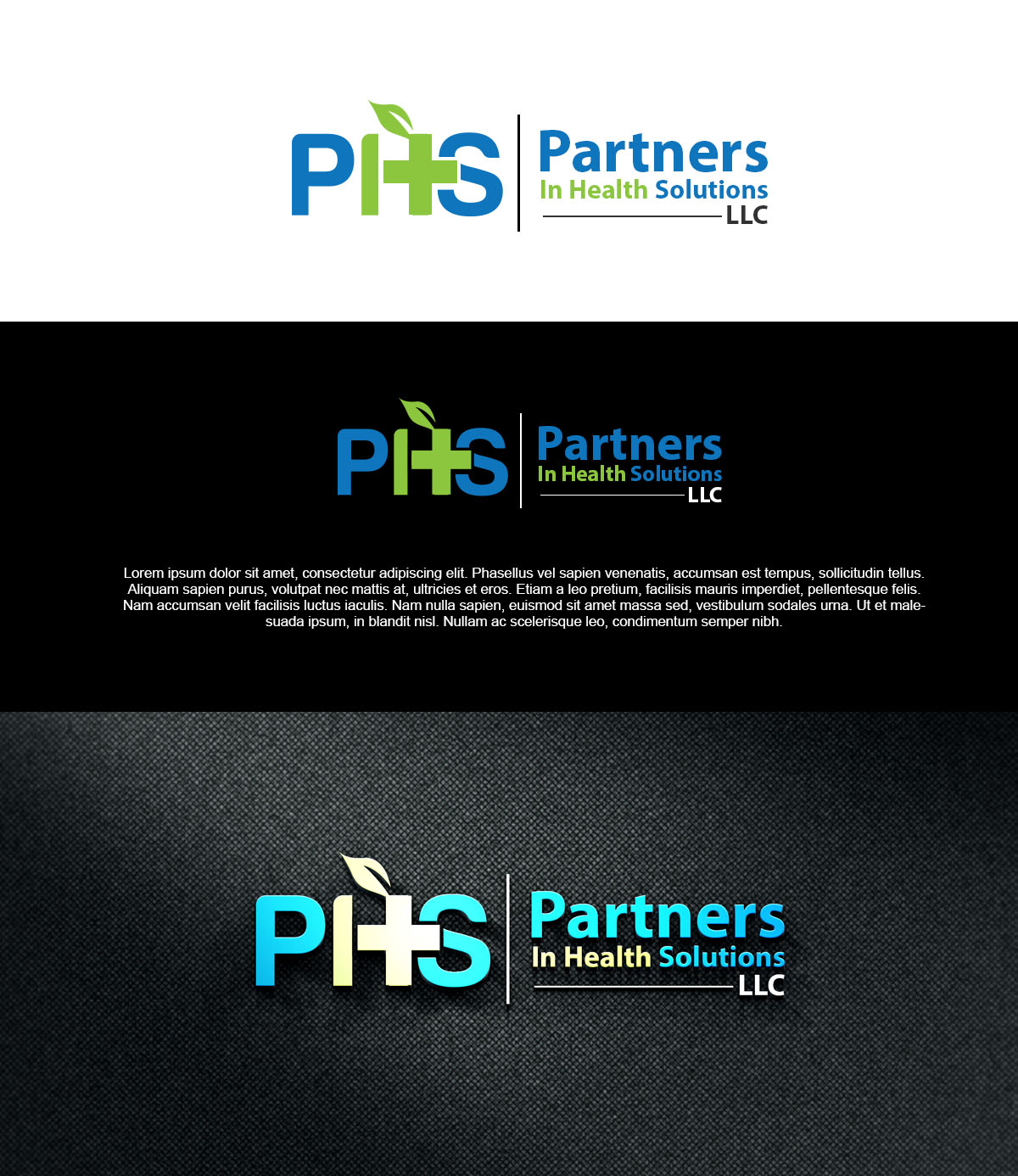 Logo Design by pixelgrapix for Partners In Health Solutions LLC | Design #16908895