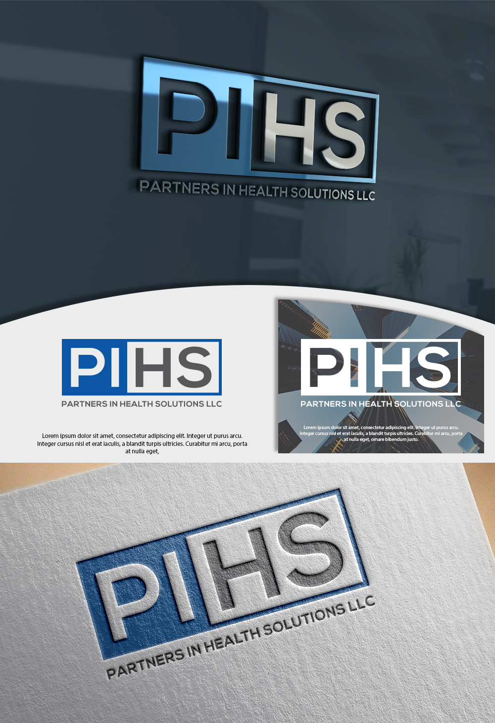 Logo Design by Renewable for Partners In Health Solutions LLC | Design #16814044