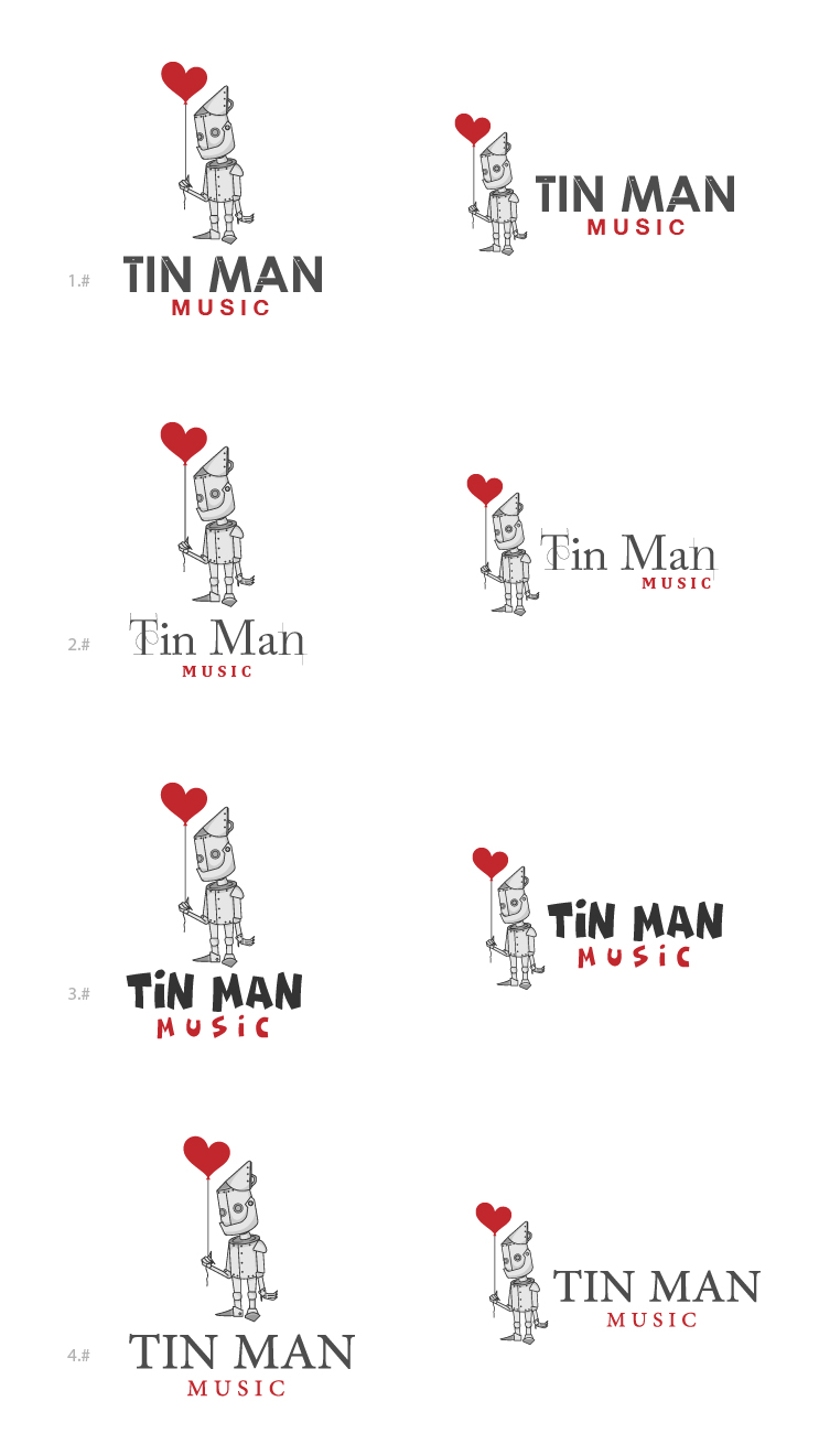 Logo Design by damakyjr for Tin Man Music | Design #17386614