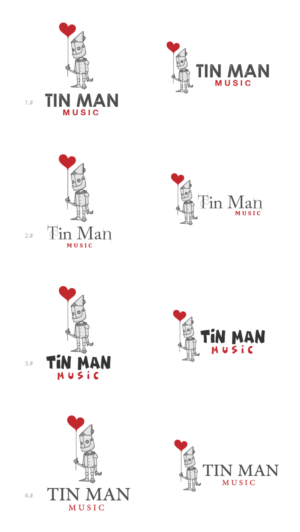 Logo Design by damakyjr for Tin Man Music | Design: #17386614
