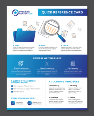 Print Design by sun_design for Precision Content Authoring Solutions | Design: #16896411