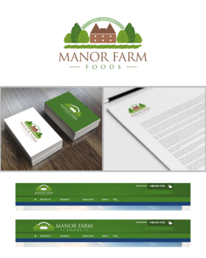 Logo Design by MoonFeather for Manor Farm Foods | Design: #16826280