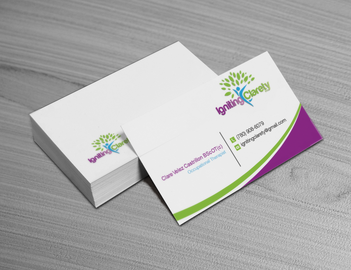Business Card Design by Pixi Dust for Igniting Clarety | Design #16813604