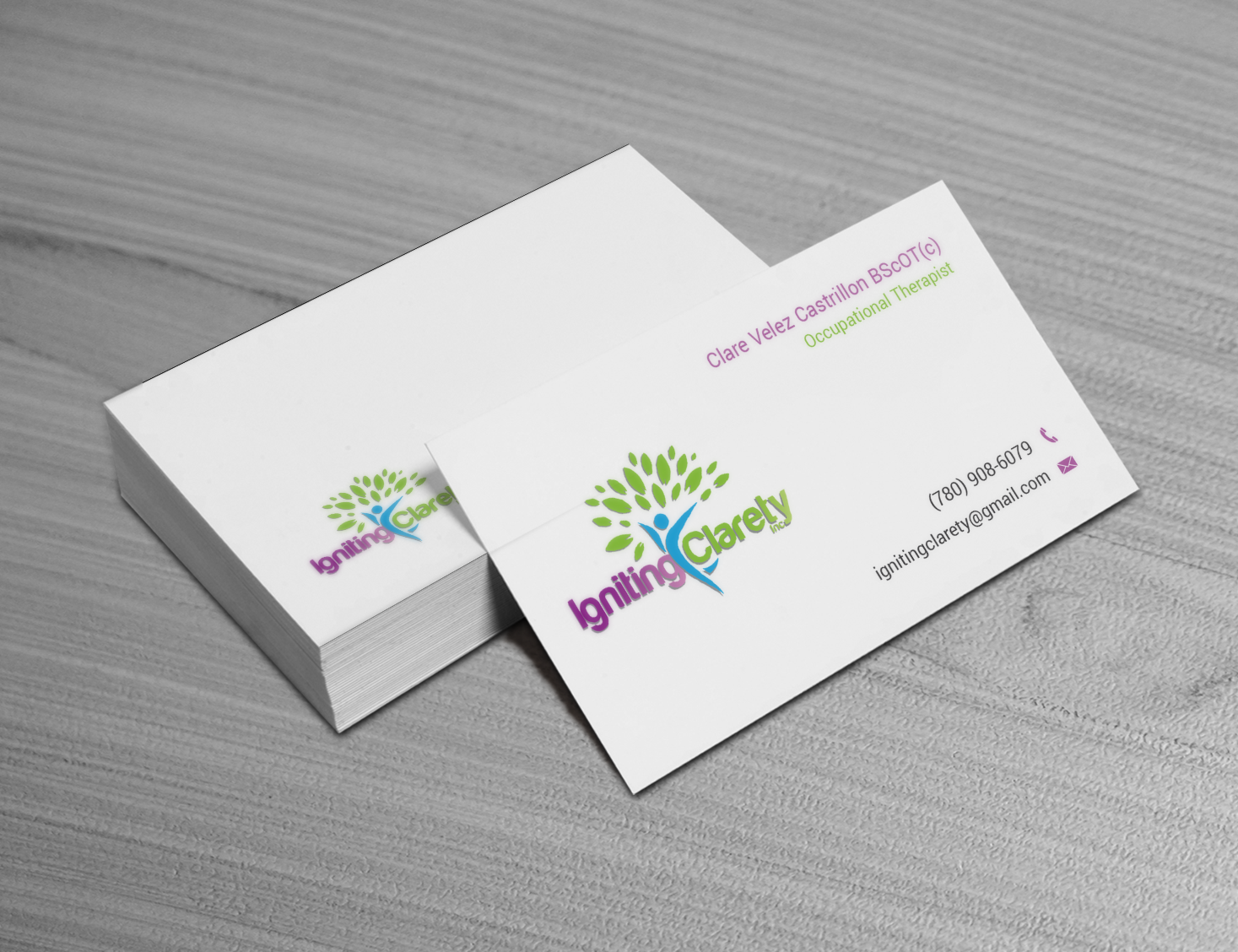 Visitenkarten-Design von Pixi Dust für Igniting Clarety | Design #16813605