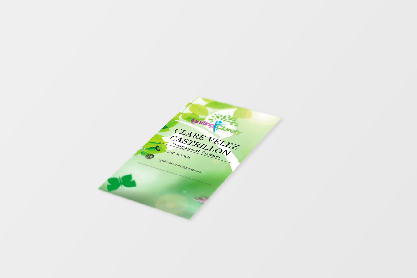 Business Card Design by diana popescu for Igniting Clarety | Design #16837251