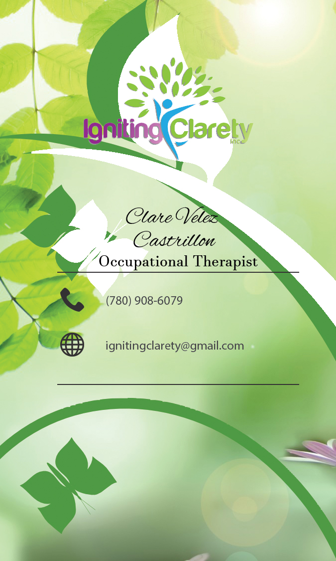 Business Card Design by diana popescu for Igniting Clarety | Design #16856227