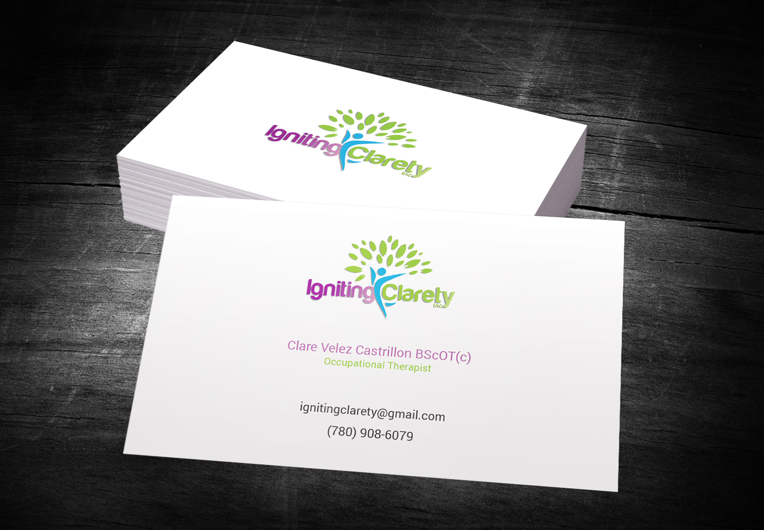 Visitenkarten-Design von Lanka Ama für Igniting Clarety | Design #16813624