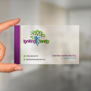 Business Card Design by Lanka Ama for Igniting Clarety | Design: #16813628