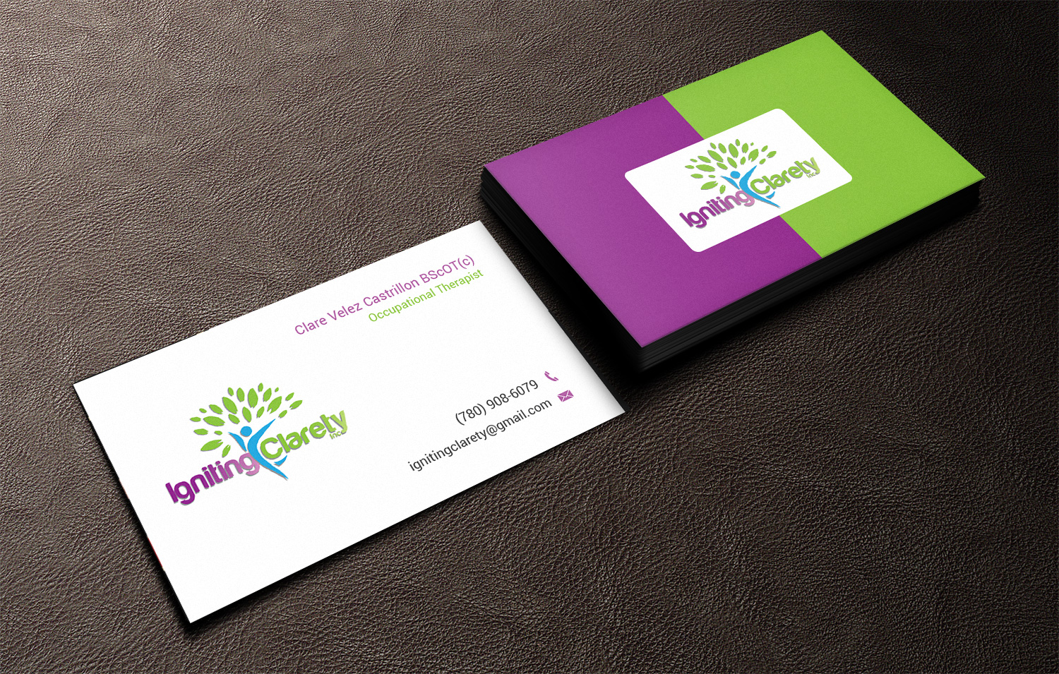 Business Card Design by Lanka Ama for Igniting Clarety | Design #16813629