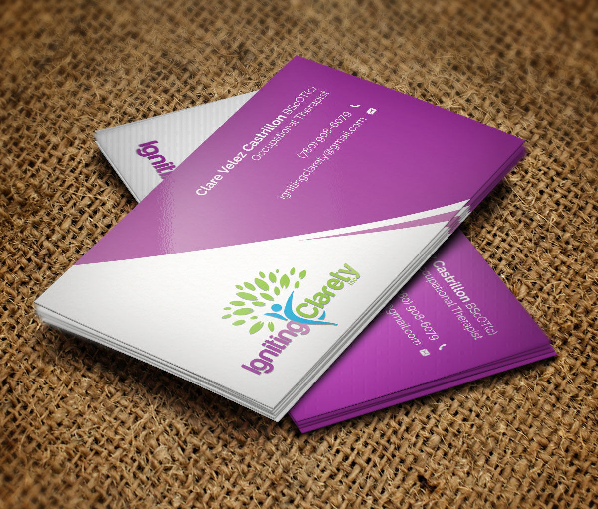 Visitenkarten-Design von Verified artistry für Igniting Clarety | Design #16859863