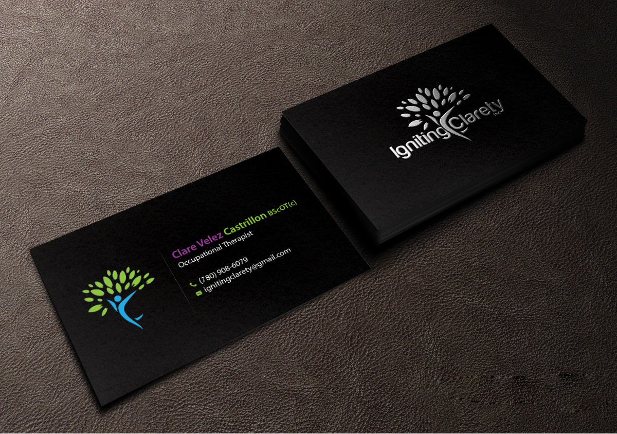 Business Card Design by Creations Box 2015 for Igniting Clarety | Design #16818390