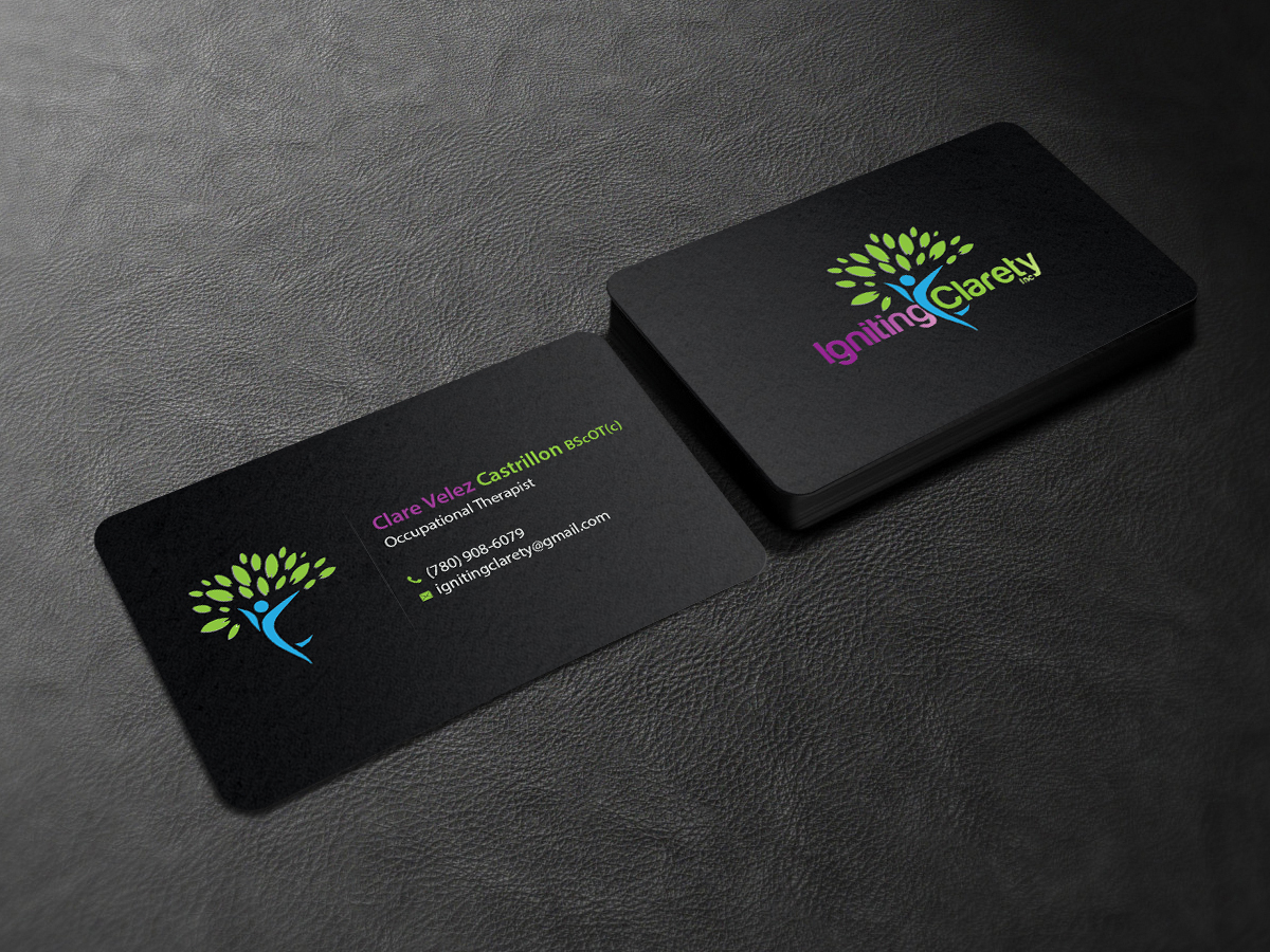 Business Card Design by Creations Box 2015 for Igniting Clarety | Design #16818416