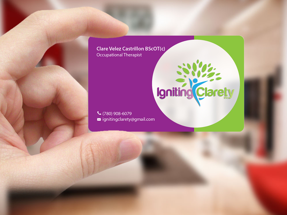 Business Card Design by Creations Box 2015 for Igniting Clarety | Design #16823093