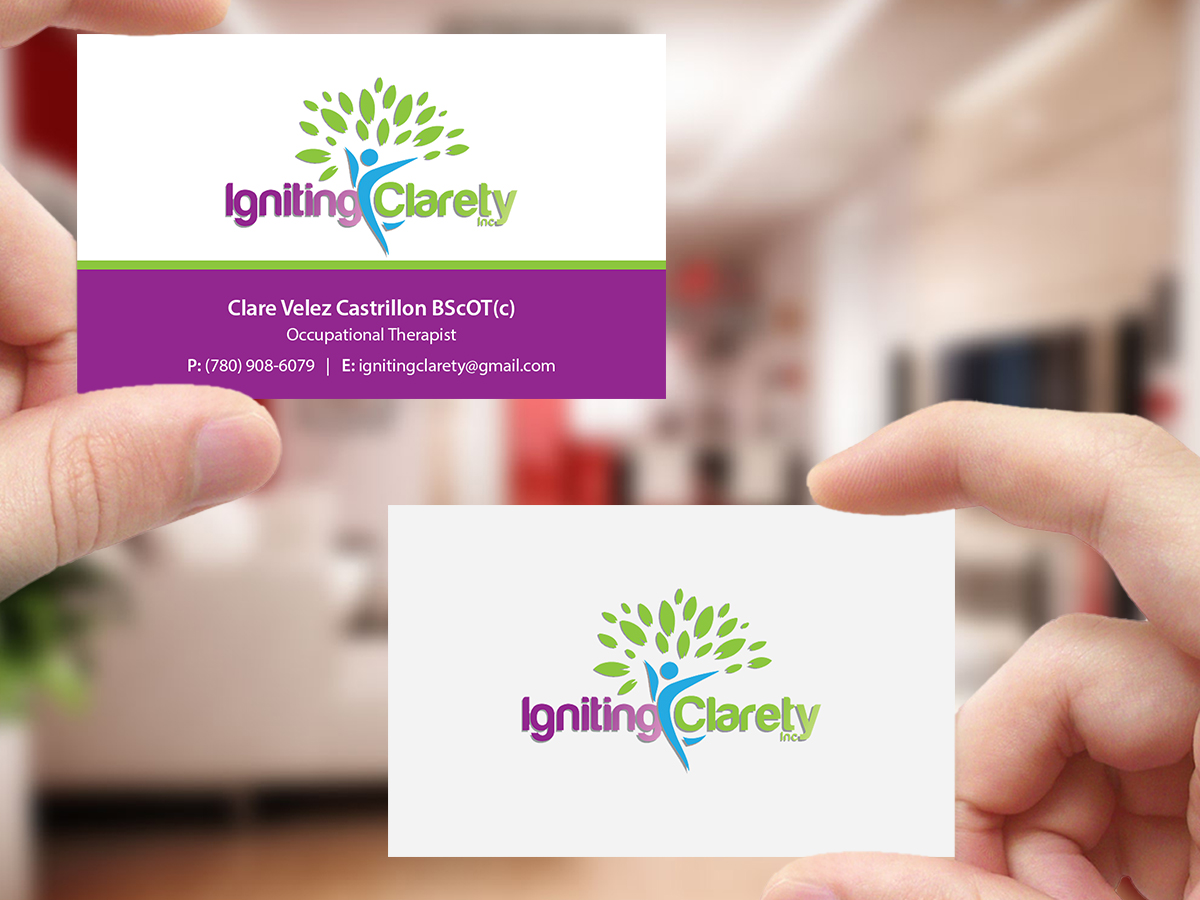 Business Card Design by Creations Box 2015 for Igniting Clarety | Design #16823106