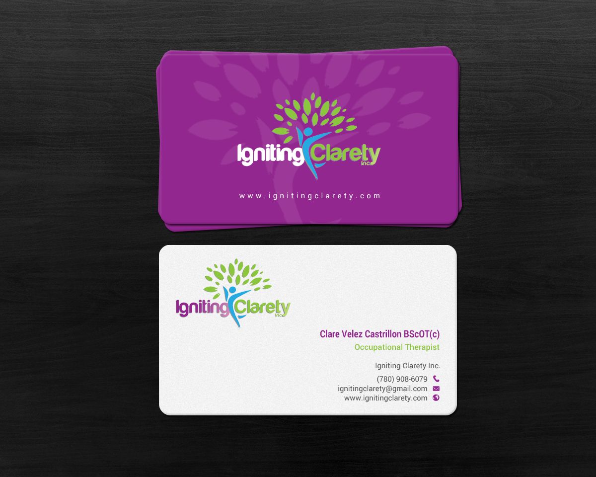 Visitenkarten-Design von chandrayaan.creative für Igniting Clarety | Design #16820775