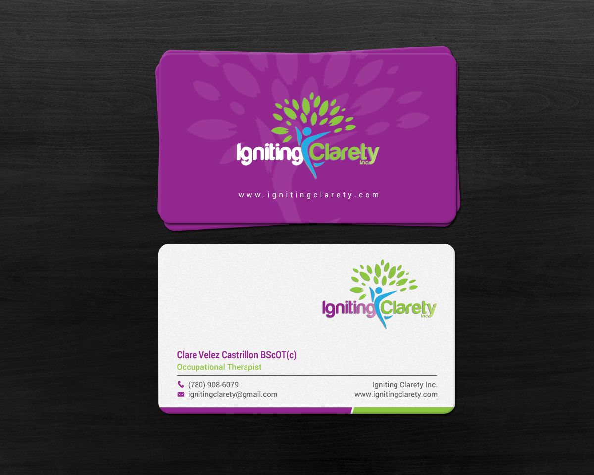Visitenkarten-Design von chandrayaan.creative für Igniting Clarety | Design #16820779