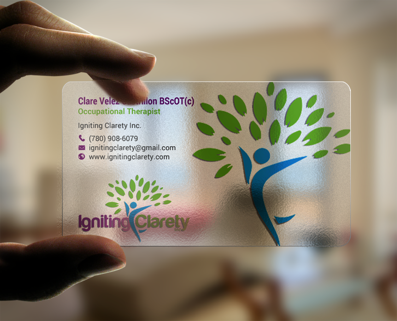 Visitenkarten-Design von chandrayaan.creative für Igniting Clarety | Design #16820925