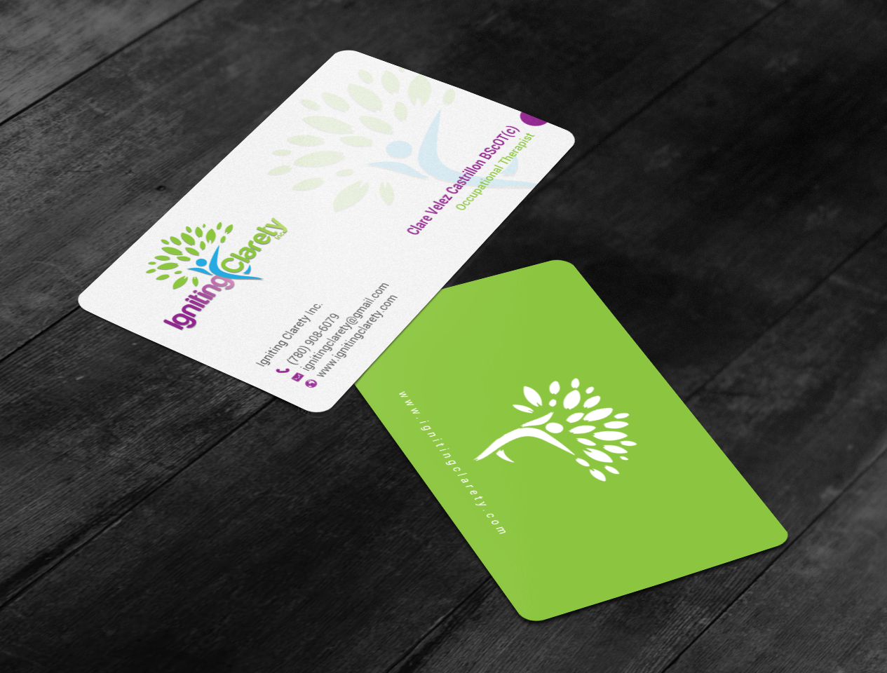Business Card Design by chandrayaan.creative for Igniting Clarety | Design #16821079