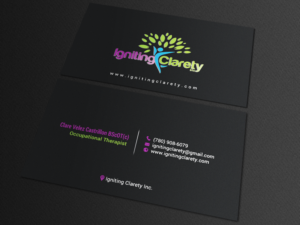 Business Card Design by chandrayaan.creative for Igniting Clarety | Design: #16821297