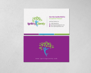 Business Card Design by chandrayaan.creative for Igniting Clarety | Design: #16822439