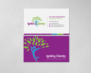 Business Card Design by chandrayaan.creative for Igniting Clarety | Design: #16822440