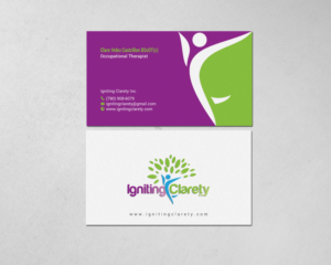Business Card Design by chandrayaan.creative for Igniting Clarety | Design: #16822462