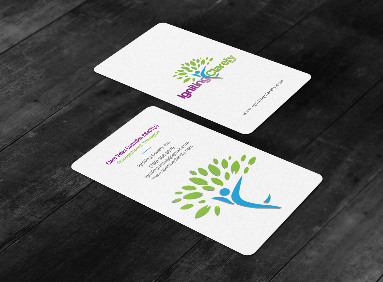 Business Card Design by chandrayaan.creative for Igniting Clarety | Design #16822498