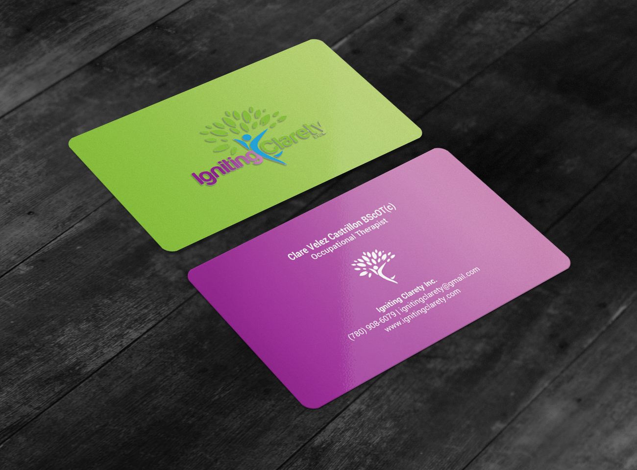 Business Card Design by chandrayaan.creative for Igniting Clarety | Design #16822530