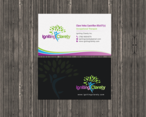 Business Card Design by chandrayaan.creative for Igniting Clarety | Design: #16822531
