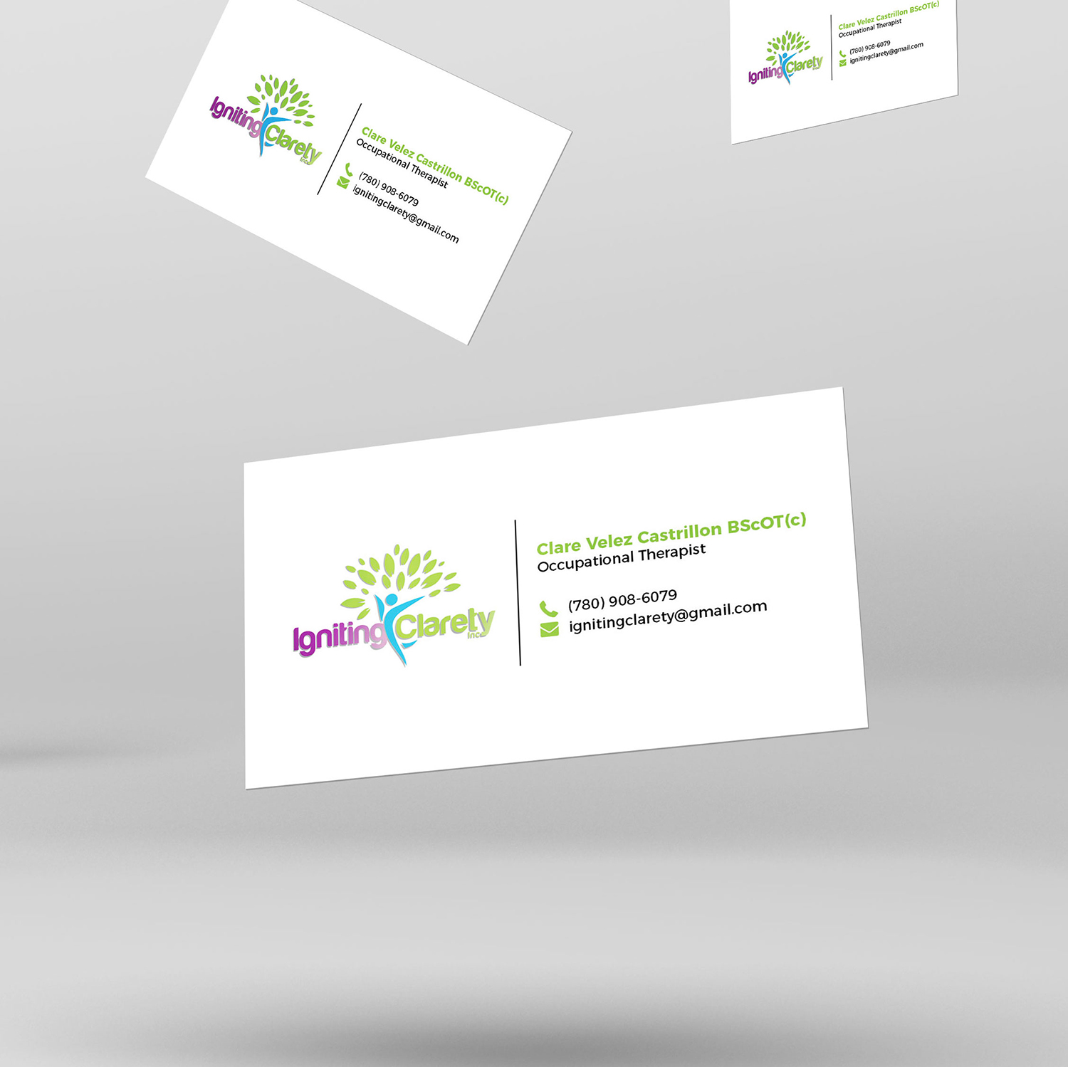 Business Card Design by anjali.glowcanvas for Igniting Clarety | Design #16844236