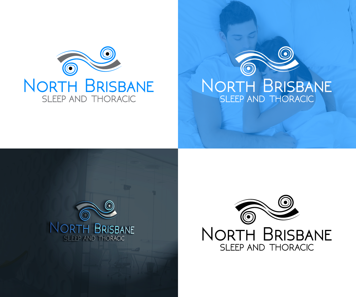 Logo Design by kenjie0476 for North Brisbane Sleep and Thoracic | Design #16818940