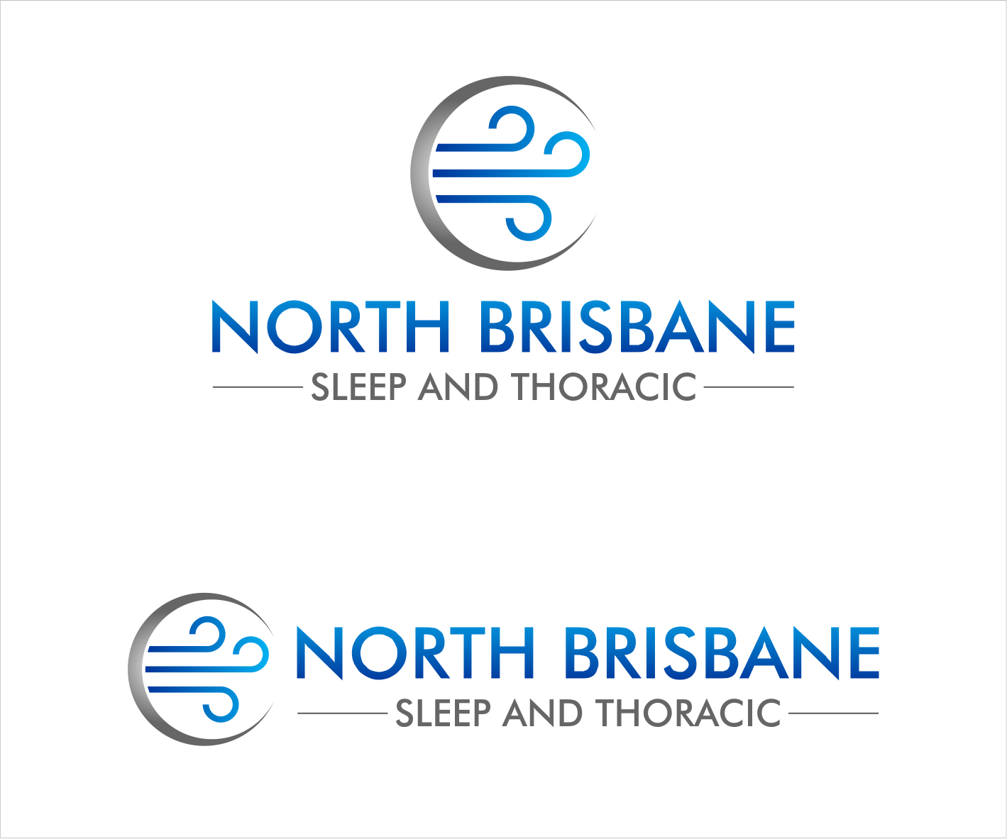 Logo Design by LNKstudio for North Brisbane Sleep and Thoracic | Design: #16832665