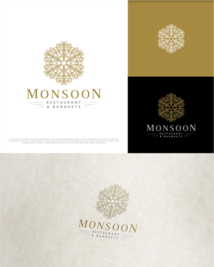 Monsoon Restaurant & Banquets | Logo Design by artswolf