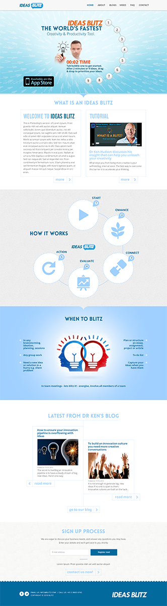 Web Design by Mayank Patel for The Original Thinking Company | Design #2708680