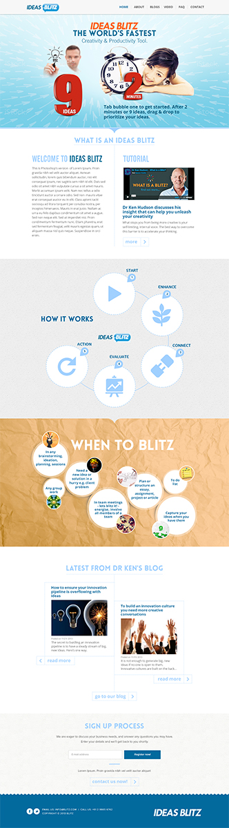 Web-Design von Mayank Patel für The Original Thinking Company | Design #2734020