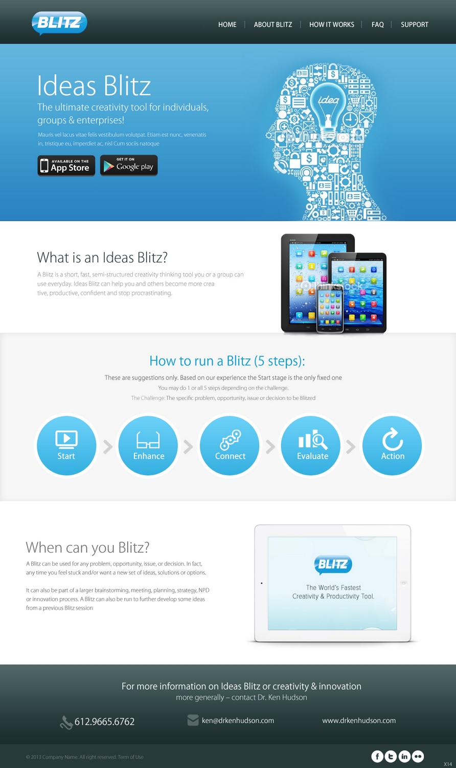 Web Design par pb pour The Original Thinking Company | Design #2682644