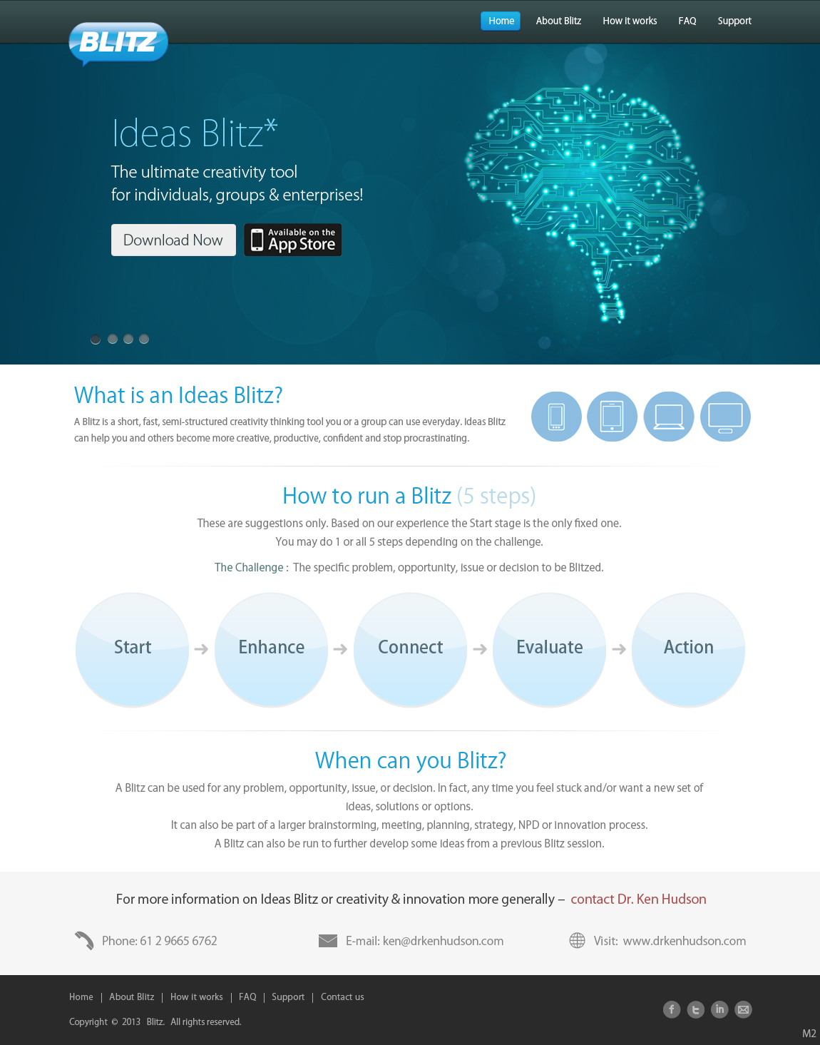 Web Design par pb pour The Original Thinking Company | Design #2682647