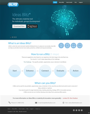 Web Design par pb pour The Original Thinking Company | Design : #2682647