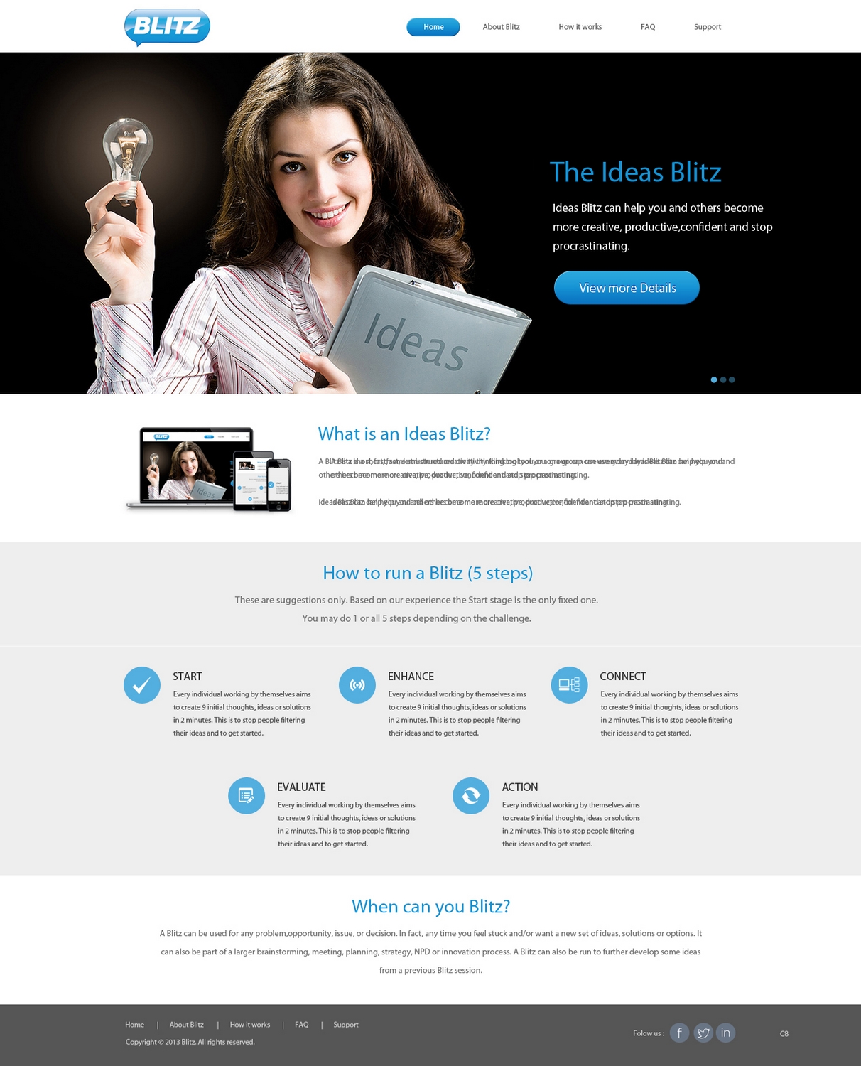 Web Design par pb pour The Original Thinking Company | Design #2688114