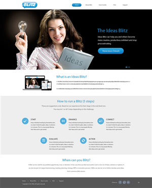 Web Design par pb pour The Original Thinking Company | Design : #2688114