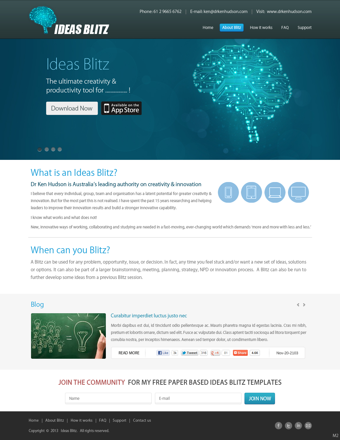 Web Design by pb for The Original Thinking Company | Design #2711008