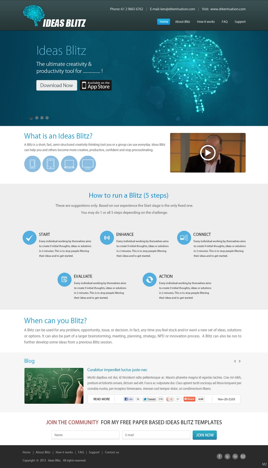 Web-Design von pb für The Original Thinking Company | Design #2711011