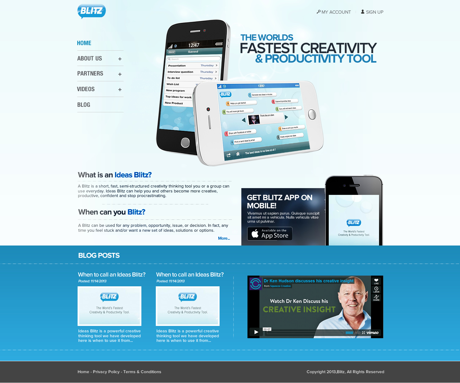 Web Design par TechWise pour The Original Thinking Company | Design #2688043